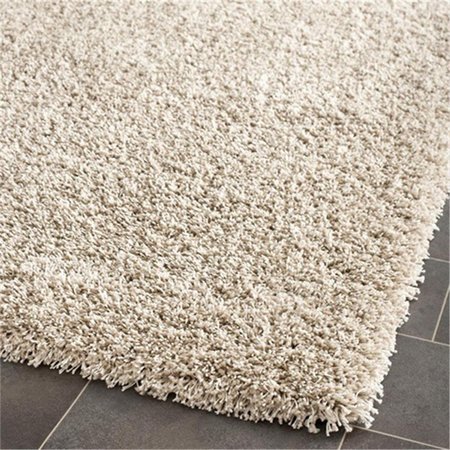 SAFAVIEH 3 x 5 ft. Small Rectangle Beige California Shag Rug SG151-1313-3